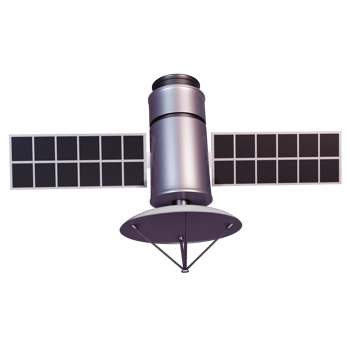 3D rendering Satellite png
