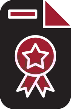 Certificate Vector Icon
