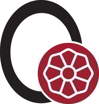 Capital O Vector Icon