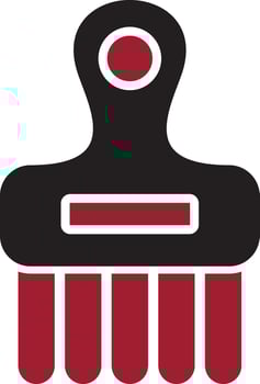 Afro Comb Vector Icon