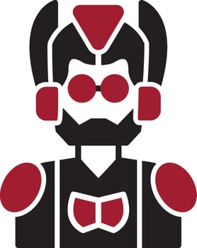 Cyborg Vector Icon