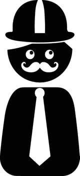 Safety helmet icon symbol image vector. Illustration of the head protector industrial engineer worker design image vector