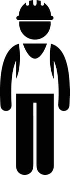 Safety helmet icon symbol image vector. Illustration of the head protector industrial engineer worker design image vector