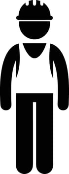 Safety helmet icon symbol image vector. Illustration of the head protector industrial engineer worker design image vector