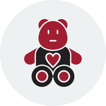 Teddy Bear Vector Icon