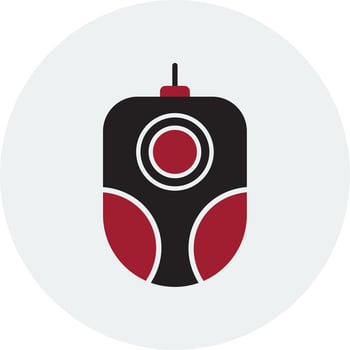 Trackball Vector Icon