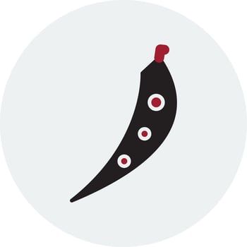 Green Beans Vector Icon