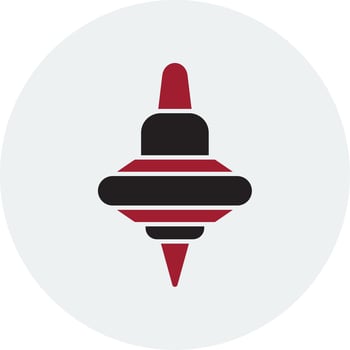 Spinning Top Vector Icon