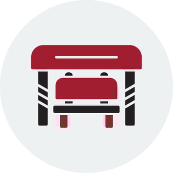 Bus Stop Vector Icon