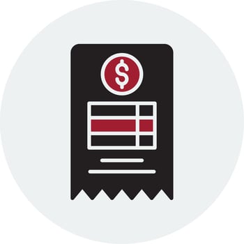 Bill Vector Icon