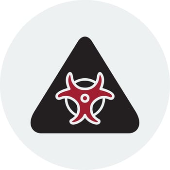 Biological Hazard Vector Icon