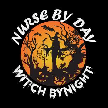 hand drawn vintage happy halloween celebration with night, halloween t-shirt vector