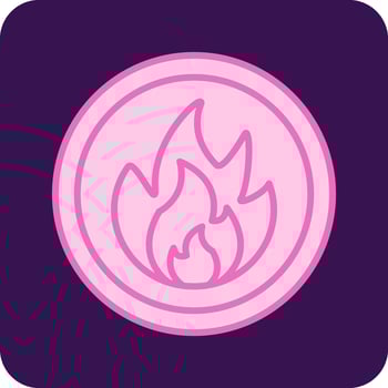 Flammable Vector Icon