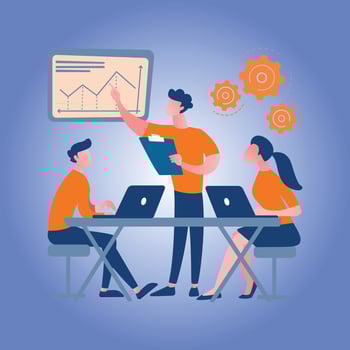 workplace culture abstract concept vector