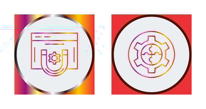 Folder and Repair Icon vector