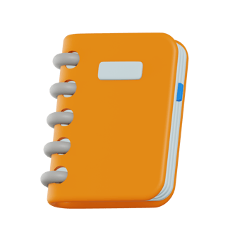 Notebook 3D Icon png