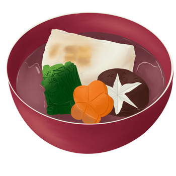 Japanese new year food png