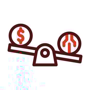 Leverage Vector Thick Line Two Color Icons For Personal And Commercial Use.