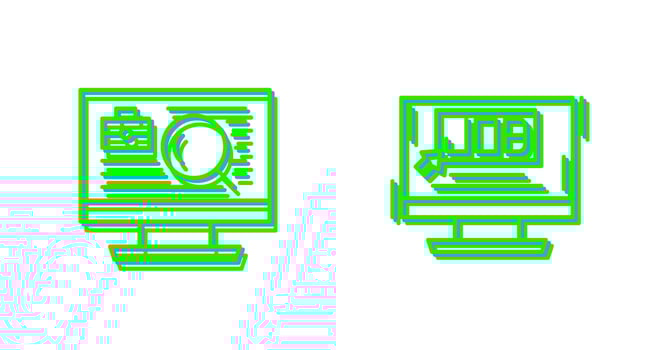 Job and Job Search Icon vector