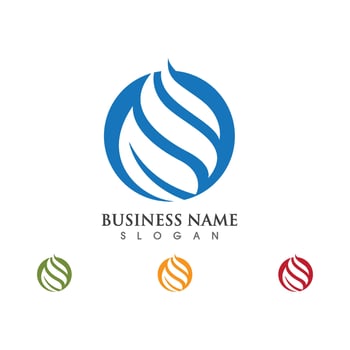water drop Logo Template vector