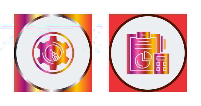 Vaccine and Research Icon vector