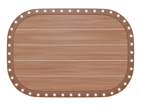 3D Wooden Signboards With Light Frame png