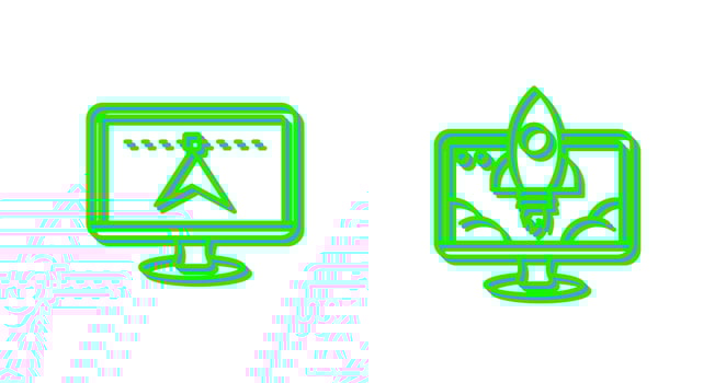 Share and Startup Icon vector