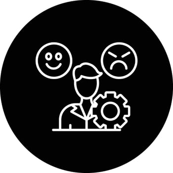 Managing Emotions Vector Icon