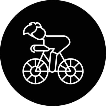 Cycling Vector Icon