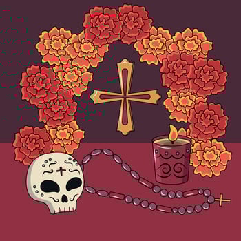 Day of The Dead vector illustration