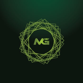 MG, GM Alphabets Letters Logo Monogram vector