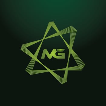 MG, GM Alphabets Letters Logo Monogram vector