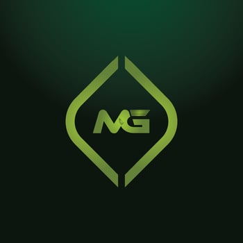 MG, GM Alphabets Letters Logo Monogram vector