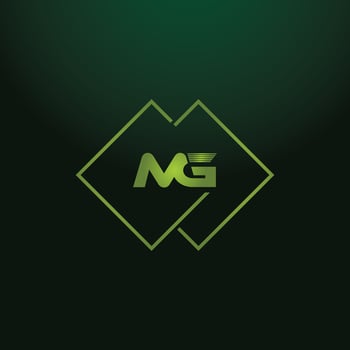 MG, GM Alphabets Letters Logo Monogram vector