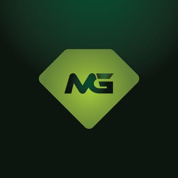 MG, GM Alphabets Letters Logo Monogram vector