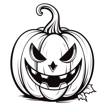 Beautiful Halloween Pumpking Clipart - Ai Generative png
