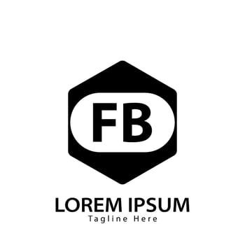 letter FB logo. F B. FB logo design vector illustration for creative company, business, industry. Pro vector