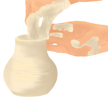hands of a potter png