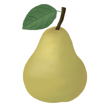 Fresh organic pear png