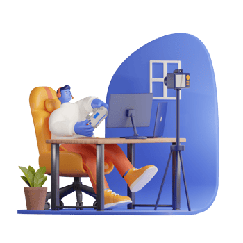 3D Gaming Streamer png
