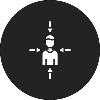 User Centered Design Vector Icon