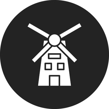 Wind Mill Vector Icon