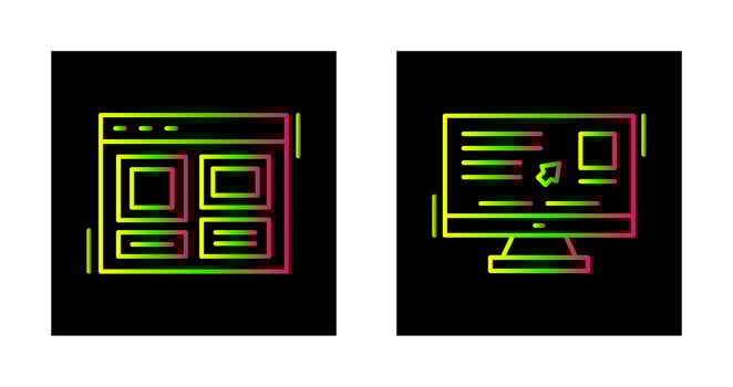 Layout and Usability Icon vector