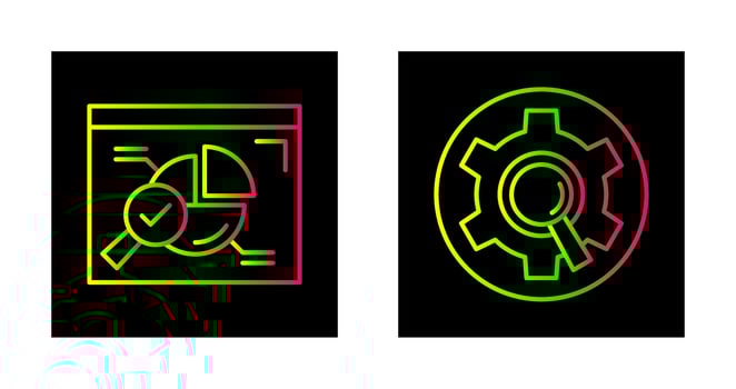 Magnet and Solution Icon vector