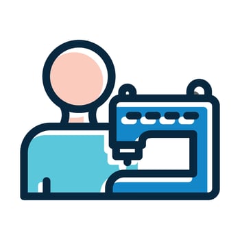 Tailor Vector Thick Line Filled Dark Colors Icons For Personal And Commercial Use.