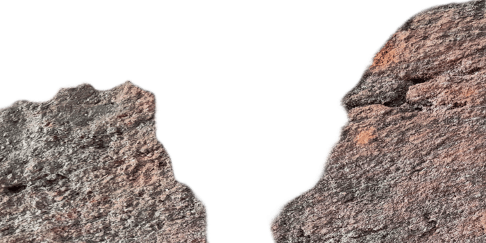 Realistic rough textured of red bricks isolated on transparent background png