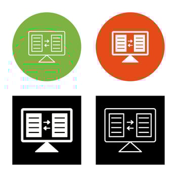 File Sharing Vector Icon
