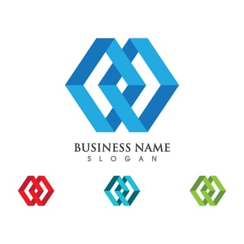 M Letter Logo Template vector illustration design