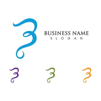 B Letter Icon design Template vector