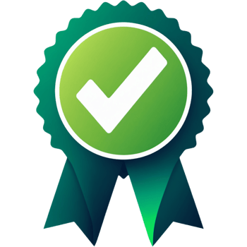 Green check mark illustration.AI Generative png